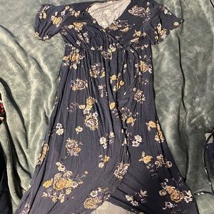 High low maternity dress